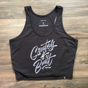 Flag Nor Fail crop tank